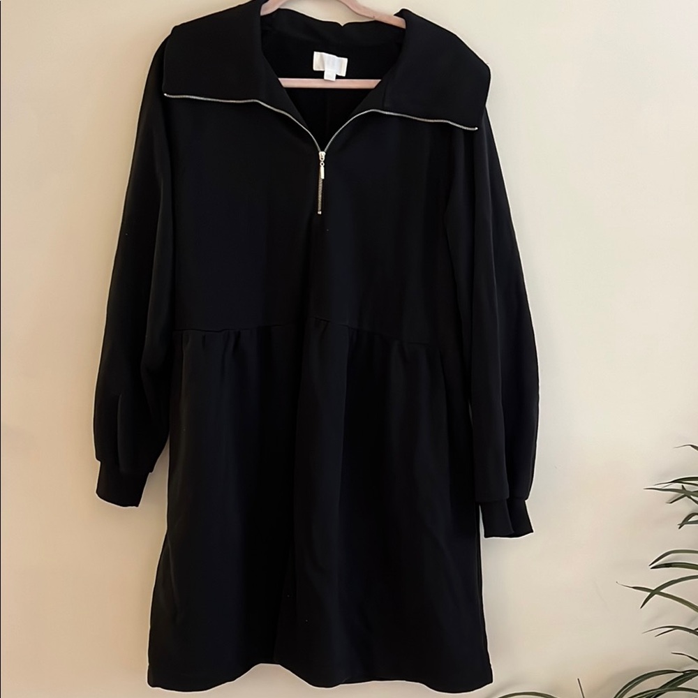 EVERY 3/4 Zip Sweatshirt Dress